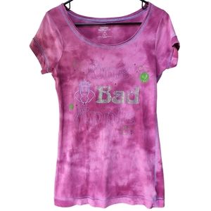 Disneyland Resort "One Bad Apple" Tie-Dye Villian Tunic T-Shirt Size M